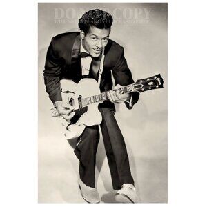 Chuck Berry Photograph 11 X 17 | RARE 1958 Portrait | Photo | Poster Art Print
